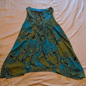 Turquoise and Green Tank